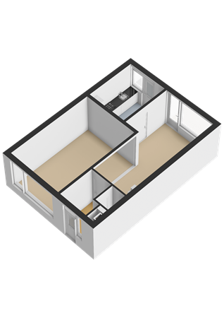 Floorplan - Schaapherdershoek 17, 2231 AC Rijnsburg